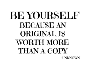 An original is worth more...