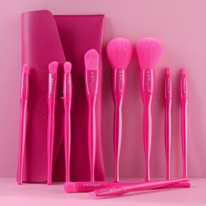 10 PCS Candy Color Makeup Brushes Set