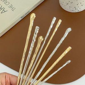 Classic Lines Metal Hair Sticks