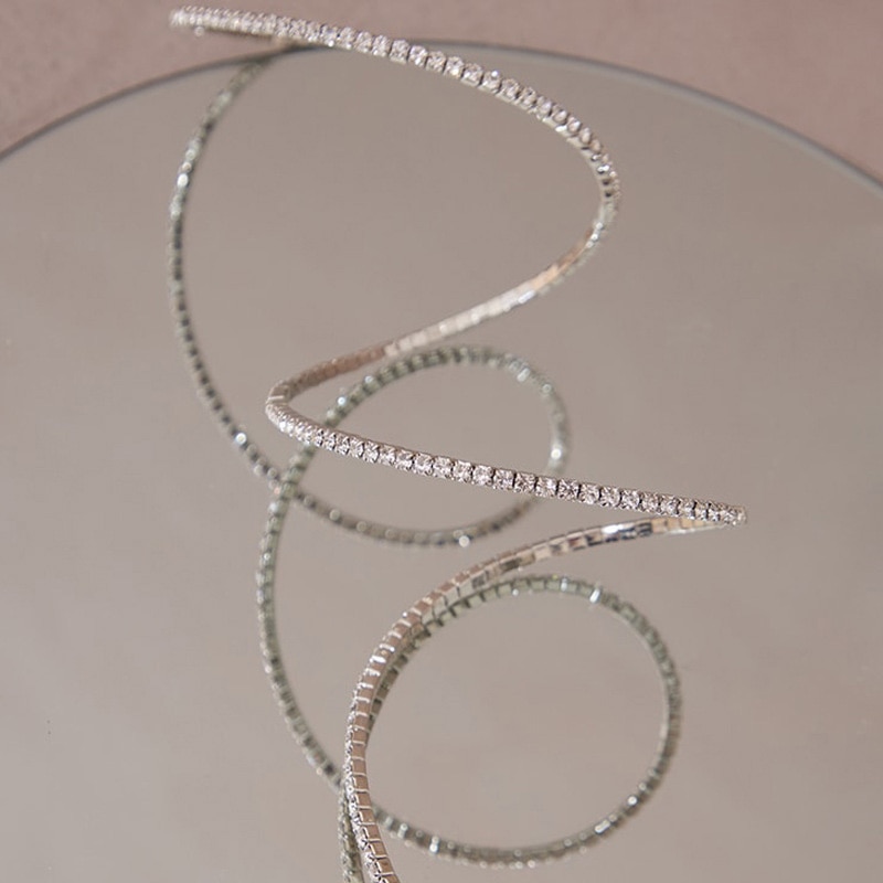 Multi Layer Crystal Bracelet Arm Cuff 5